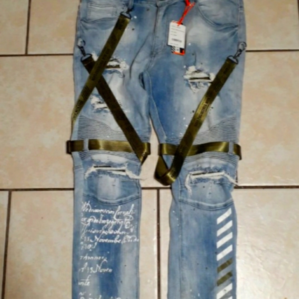 Smoke Rise Fashion Jeans SIZE 40/32